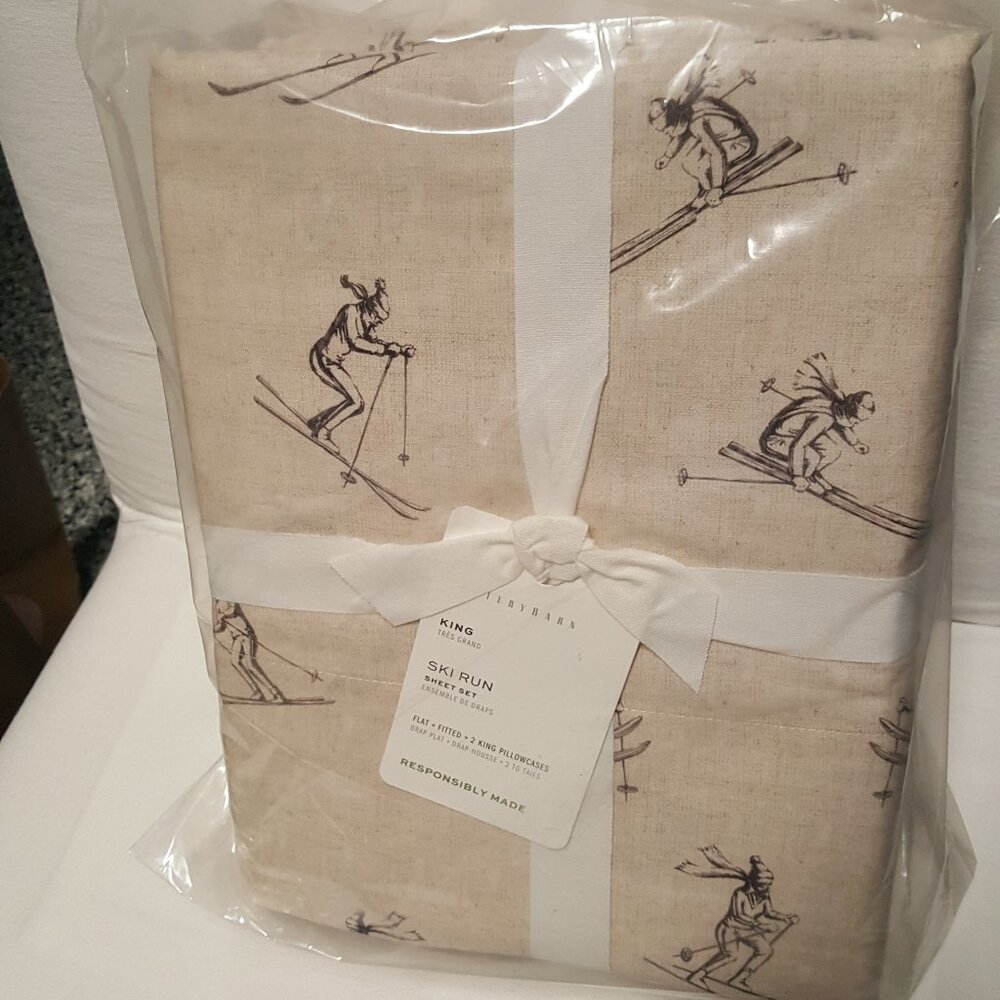 Pottery Barn  Ski Run Sheets King